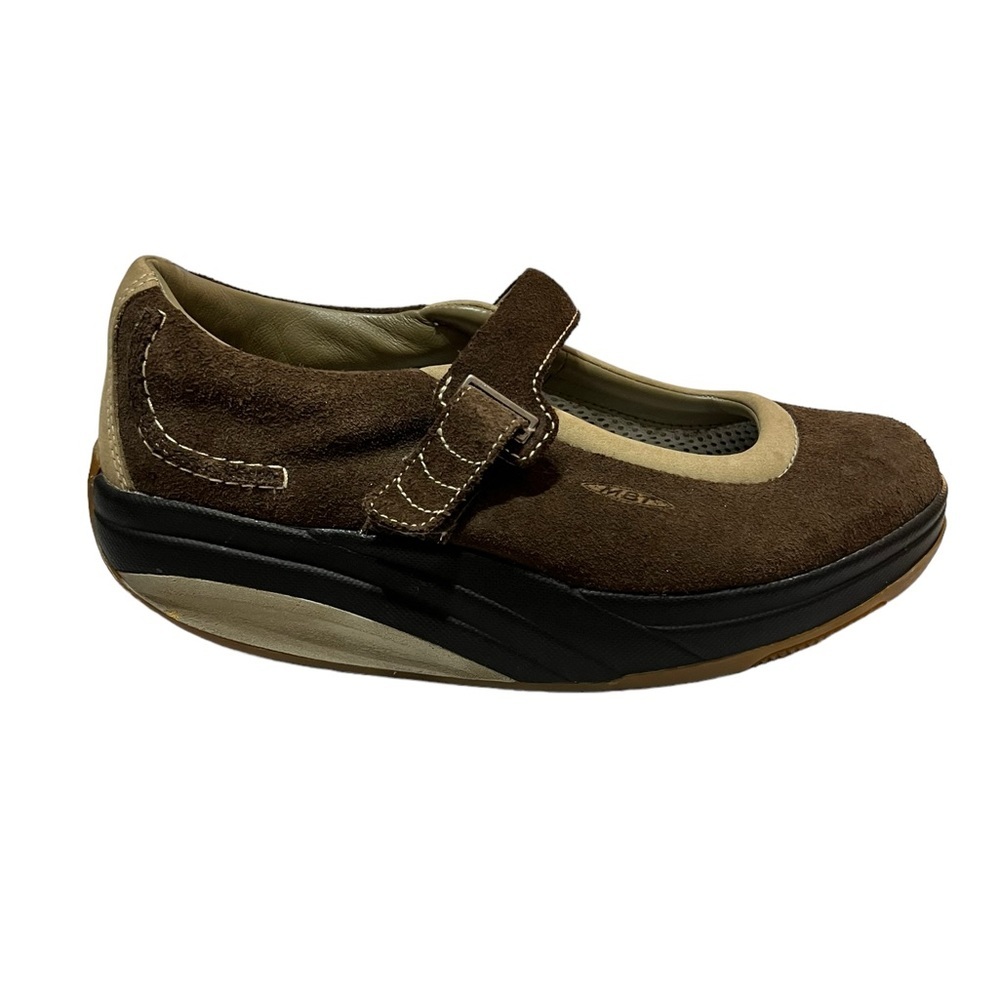 Rocker Shoes MBT Women's "KAYA" Smoke  Size womens 7  Brown Nubuck Leather